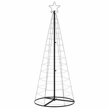 Christmas Tree Light Cone 200 LEDs Cold White 182 cm | HipoMarket