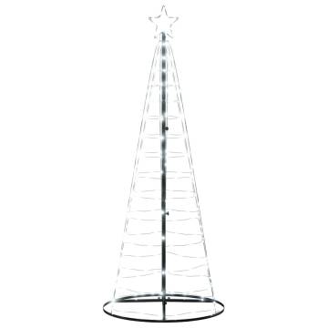 Christmas Tree Light Cone 200 LEDs Cold White 182 cm | HipoMarket