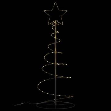 Christmas Tree Light Cone 80 LEDs Warm White 120 cm | Hipo Market