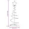 Christmas Tree Light Cone 80 LEDs Warm White 120 cm | Hipo Market