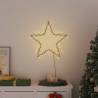 Warm White 80 LED Christmas Star Silhouette Lights