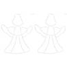  Christmas Lights Angel Silhouette 2 pcs 50 LEDs Warm White Quantity in Package 1 Model angel Number of LEDs 