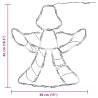 Christmas Lights Angel Silhouette - 50 LEDs Warm White - 2 pcs