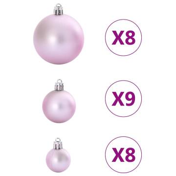 Christmas Baubles 100 pcs Pink Ø346 cm - Enchanting Decor