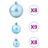 Turquoise Christmas Baubles - 100 pcs (Ø3-6 cm) | Hipomarket