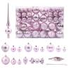 98 pcs Pink Christmas Baubles Set | Enchanting Holiday Decor