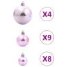 98 pcs Pink Christmas Baubles Set | Enchanting Holiday Decor