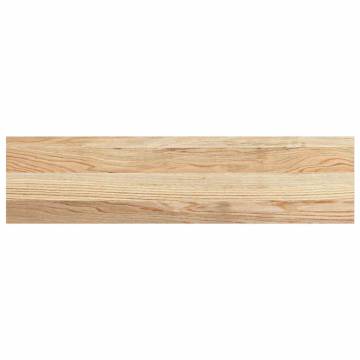 2 pcs Untreated Solid Oak Window Sills - 80x20x2 cm