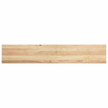 Solid Oak Window Sills (2 pcs) - Untreated 140x25x2 cm