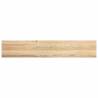 Solid Oak Window Sills (2 pcs) - Untreated 140x25x2 cm