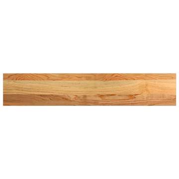 Light Brown Solid Oak Window Sills - 2 pcs (80x15x2 cm)