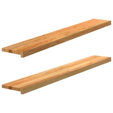 Light Brown Oak Window Sills - 2 pcs, 140x20x2 cm | HipoMarket