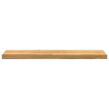 Light Brown Solid Wood Oak Window Sills - 2 pcs | HipoMarket