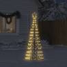 Warm White Christmas Tree Light Cone - 200 LEDs, 182 cm