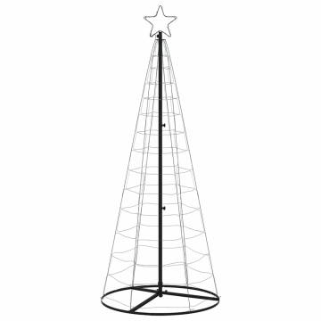 Warm White Christmas Tree Light Cone - 200 LEDs, 182 cm