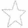  Christmas Lights Star Silhouette 115 LEDs Warm White Colour black Size 90 x 87 cm Quantity in Package 1 Number of LEDs 