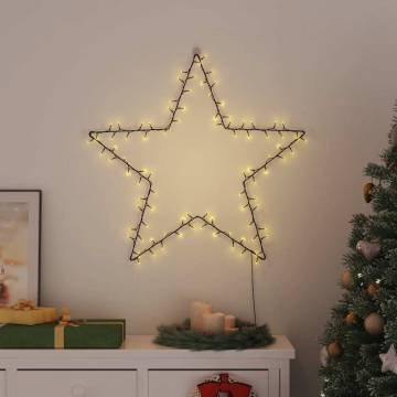 Christmas Lights Star Silhouette 115 LEDs Warm White | HipoMarket