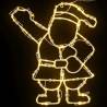 Christmas Lights Santa Silhouette - 2 pcs 35 LEDs Warm White