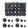  Christmas Baubles 100 pcs Black Ø346 cm Colour black Quantity in Package 1 