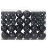 Christmas Baubles 100 pcs Black Ø346 cm - Elegant Decor