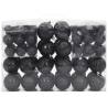 Christmas Baubles 100 pcs Black Ø346 cm - Elegant Decor