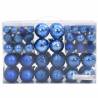 100 pcs Blue Christmas Baubles - Perfect Holiday Decor