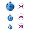 Christmas Baubles 98 pcs Blue Ø346 cm - Enchant Your Decor