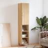 Stylish Highboard Sonoma Oak - 34.5x34x180 cm | HipoMarket