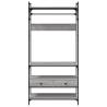 Wardrobe with Drawers Grey Sonoma | Stylish & Compact 89x39x184.5