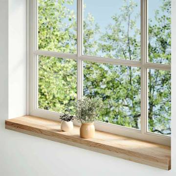 Untreated Solid Oak Window Sills - 2 pcs, 70x15x2 cm | HipoMarket