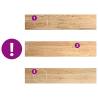 Untreated Solid Oak Window Sills - 2 pcs, 70x15x2 cm | HipoMarket