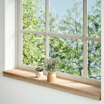 Solid Oak Window Sills - 2 pcs, Untreated, 90x15x2 cm