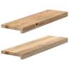  Window Sills 2 pcs Untreated 70x20x2 cm Solid Wood Oak Colour natural Size 70 x 20 x 2 cm Quantity in Package 1 