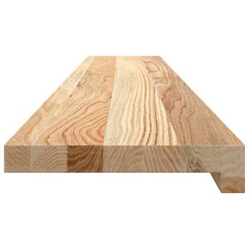 Untreated Solid Oak Window Sills - 2 pcs, 120x20x2 cm