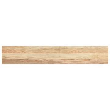 Untreated Solid Oak Window Sills - 2 pcs, 120x20x2 cm