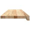 Solid Oak Window Sills - 2 pcs Untreated 80x25x2 cm | HipoMarket