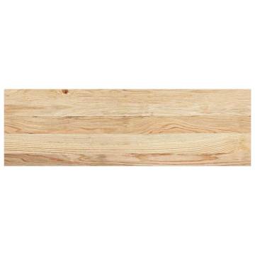 Solid Oak Window Sills - 2 pcs Untreated 80x25x2 cm | HipoMarket