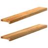  Window Sills 2 pcs Light Brown 100x15x2 cm Solid Wood Oak Colour light brown Size 100 x 15 x 2 cm Quantity in Package 1 