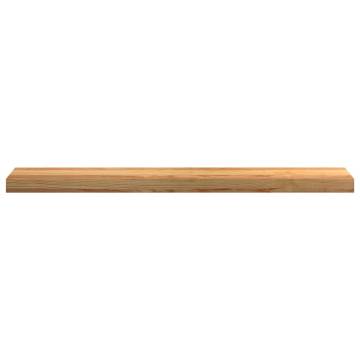 Light Brown Solid Oak Window Sills - 2 pcs, 100x15x2 cm