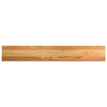 Light Brown Solid Oak Window Sills - 2 pcs, 100x15x2 cm