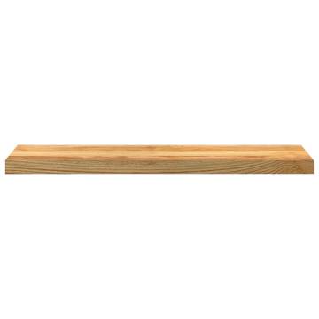 Light Brown Solid Oak Window Sills - 2 pcs (90x20x2 cm)