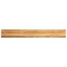 Light Brown Solid Wood Oak Window Sills - 2 pcs | HipoMarket