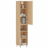 Stylish Highboard Sonoma Oak - 34.5x34x180 cm | HipoMarket