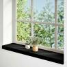 Dark Brown Solid Wood Window Sills - 90x20 cm | HiPoMarket