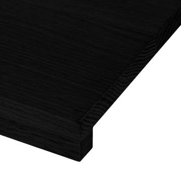 Dark Brown Solid Wood Window Sills - 90x20 cm | HiPoMarket