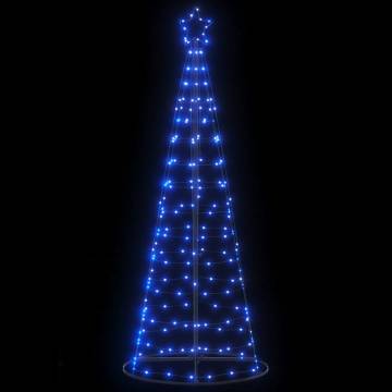 Christmas Tree Light Cone 200 LEDs Blue 182 cm - Hipomarket