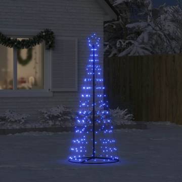 Christmas Tree Light Cone 200 LEDs Blue 182 cm - Hipomarket