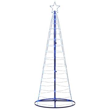 Christmas Tree Light Cone 200 LEDs Blue 182 cm - Hipomarket