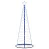 Christmas Tree Light Cone 200 LEDs Blue 182 cm - Hipomarket