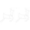  Christmas Lights Reindeer Silhouette 2 pcs 35 LEDs Warm White Quantity in Package 1 Model reindeer Number of LEDs 